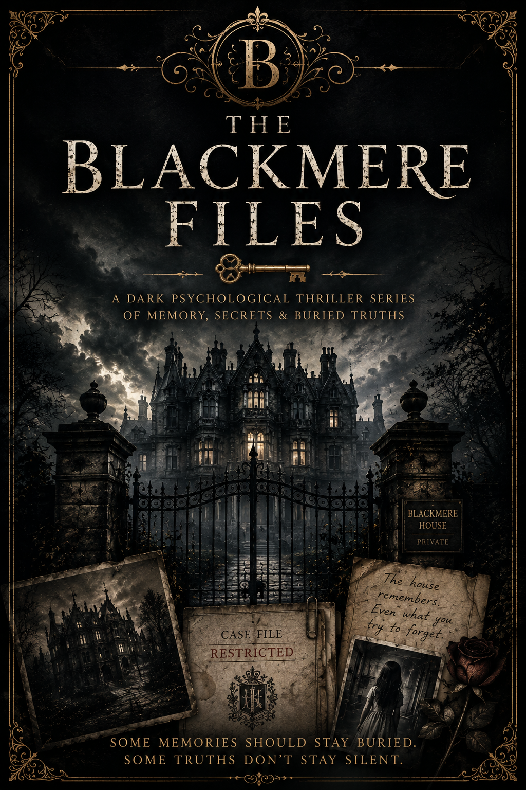 The Blackmere Files series cover